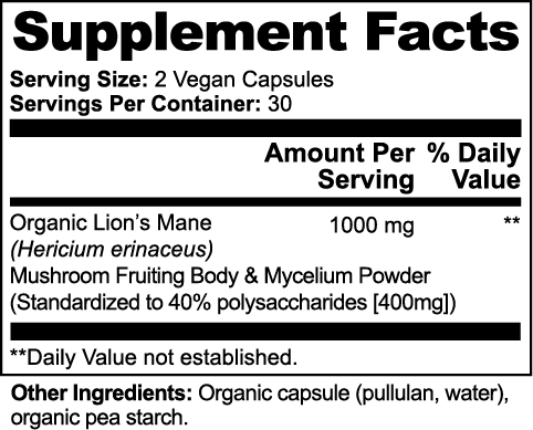 Daily+ Lion’s Mane | Organic Focus & Clarity – Cognora - Cognora