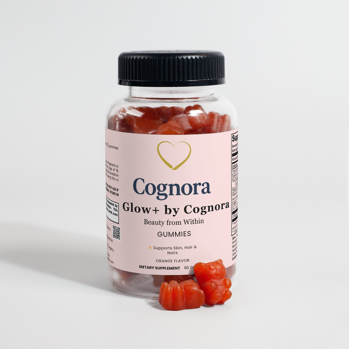 Cognora Glow+ Gummies – Orange Flavor