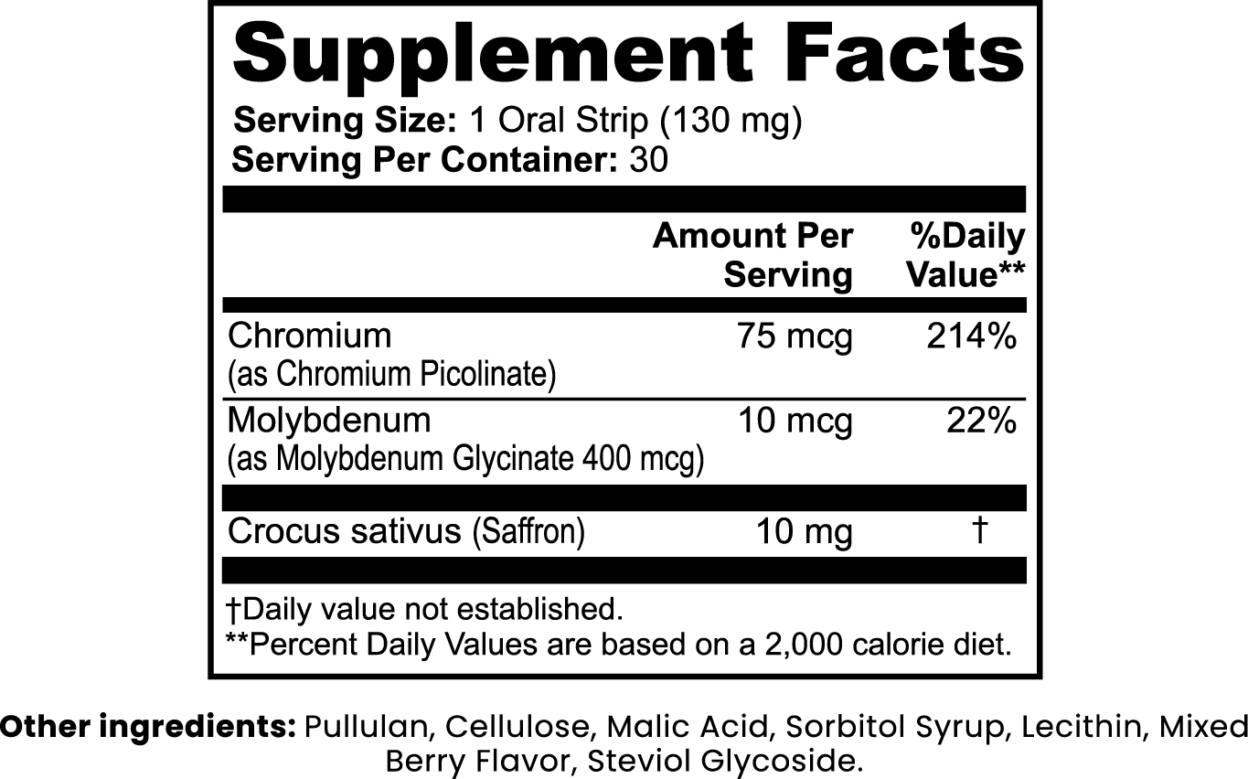 Slim+ Appetite Balance Strips | Oral Strips – Cognora