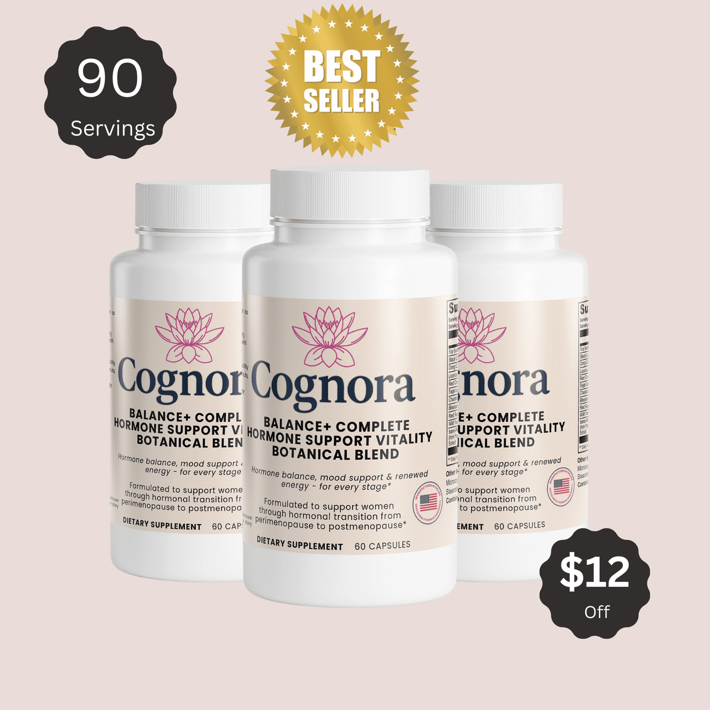 Balance+ Complete Hormone Support for Women 40+