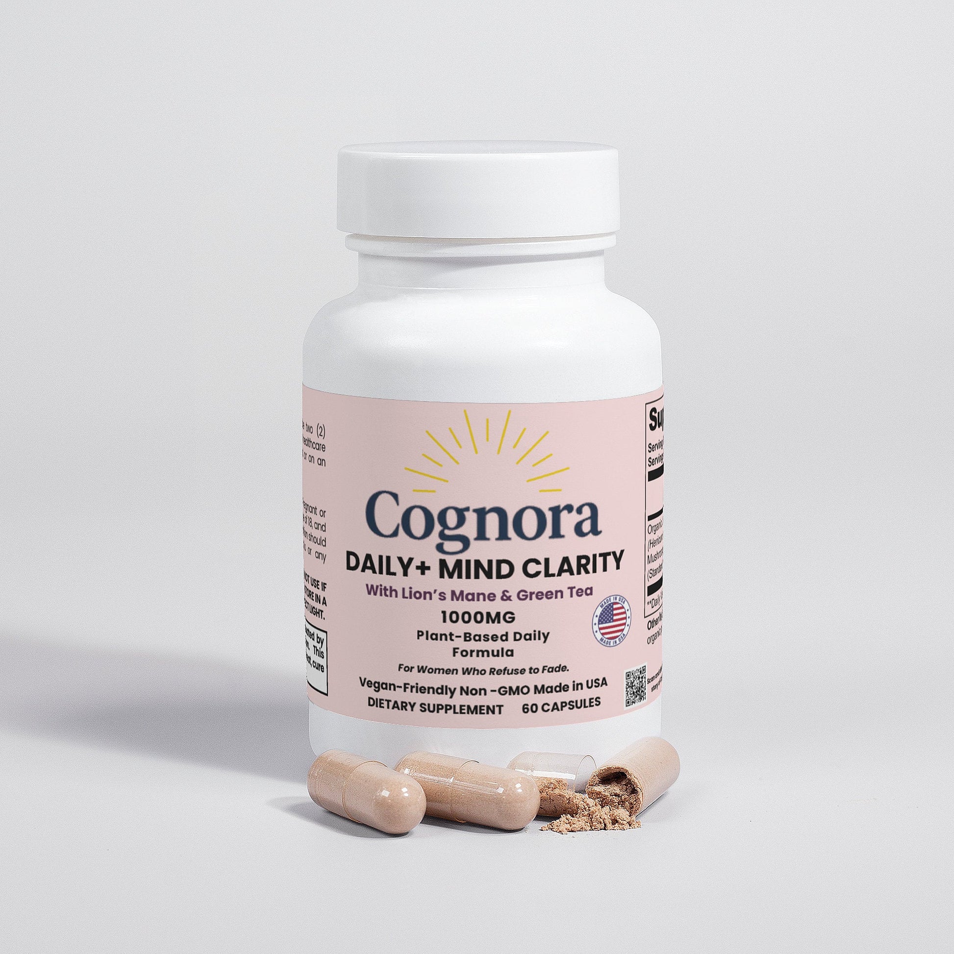 Daily+ Lion’s Mane | Organic Focus & Clarity – Cognora - Cognora