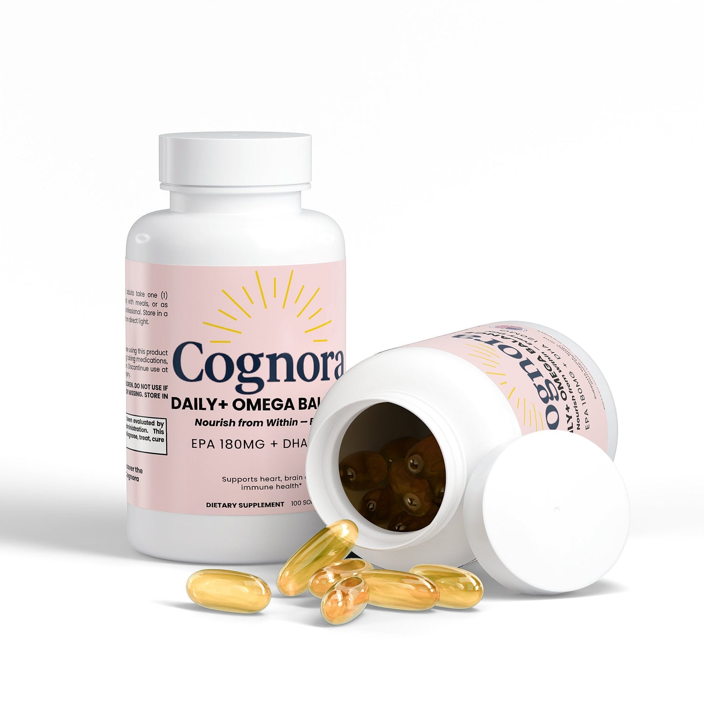 Daily+ Omega-3 Support | Heart & Brain Health – Cognora