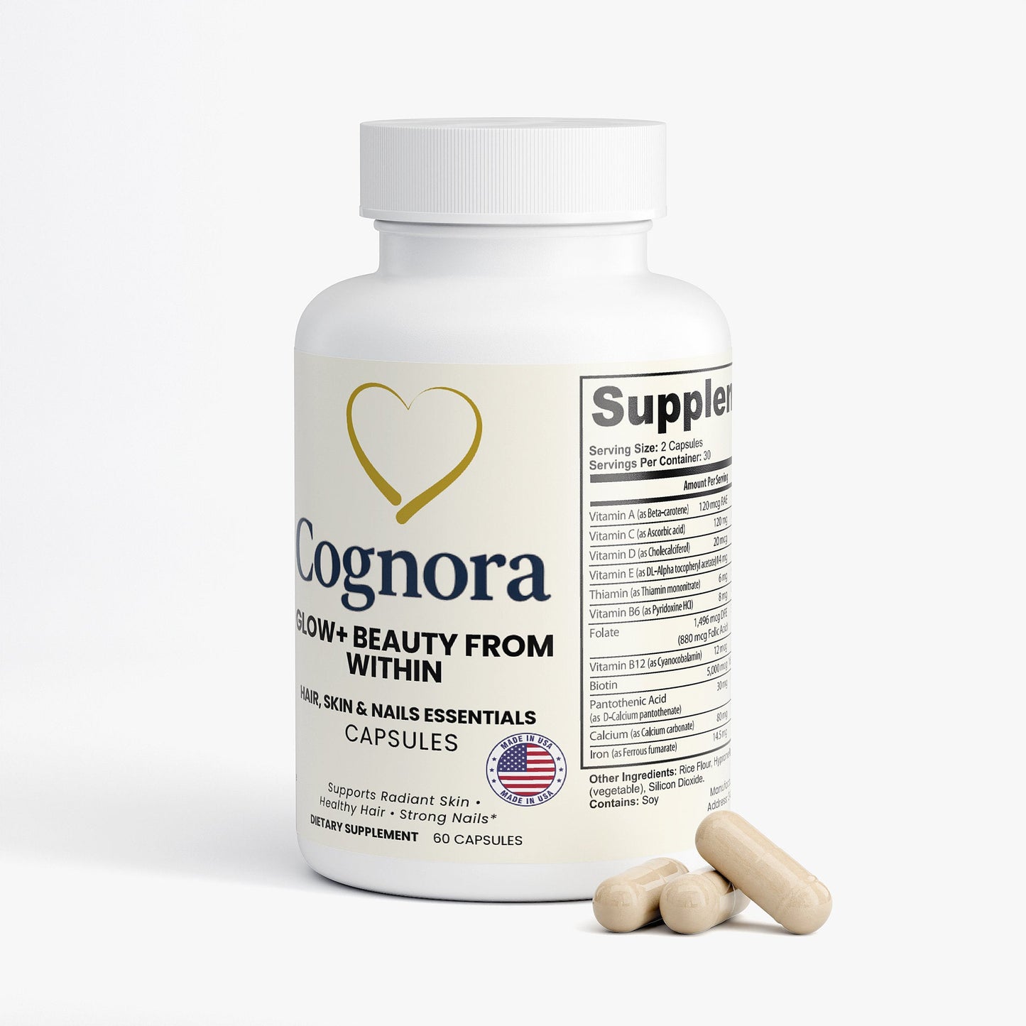 Glow+ Beauty from Within Hair, Skin & Nails by Cognora