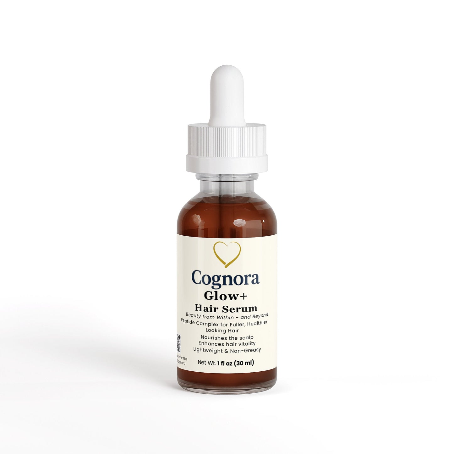Glow+ Peptide Hair Serum | Hair Growth Support – Cognora - Cognora