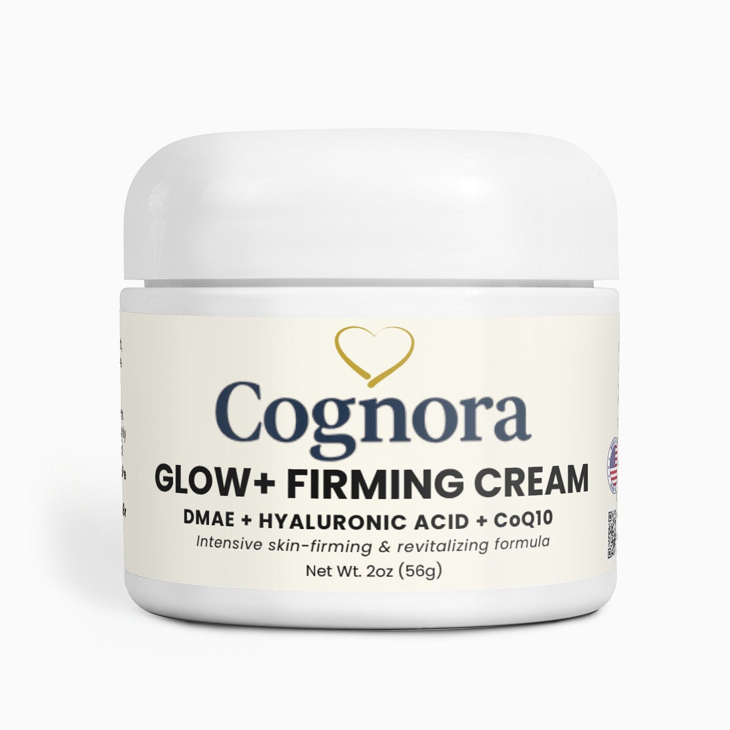 Glow+ Firming Cream | DMAE, Hyaluronic Acid & CoQ10 – Cognora