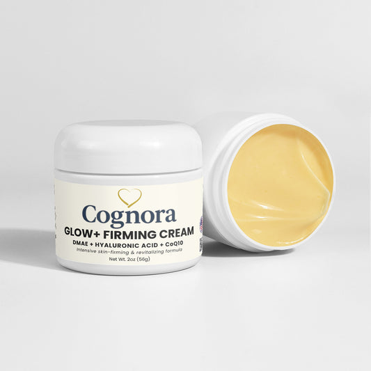 Glow+ Firming Cream | DMAE, Hyaluronic Acid & CoQ10 – Cognora