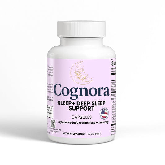 Sleep+ Deep Sleep Support | Magnesium & Melatonin – Cognora