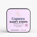 Cognora Sleep+ Strips packaging on a light gray background
